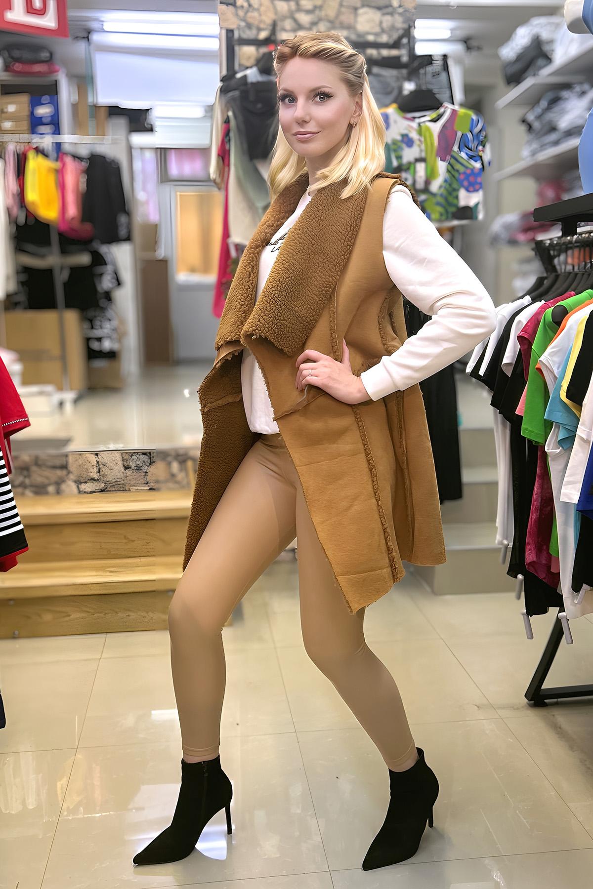 ქურთუკი, ჟილეტი Women's Vest SMT NJMM4594[2].jpg